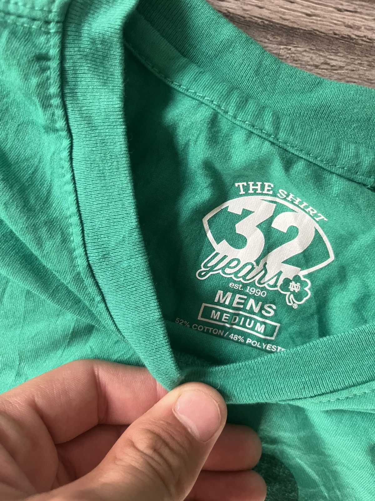 NCAA × Vintage Vintage 90s y2k Notre Dame Tee Size US M / EU 48-50 / 2 - 3 Thumbnail