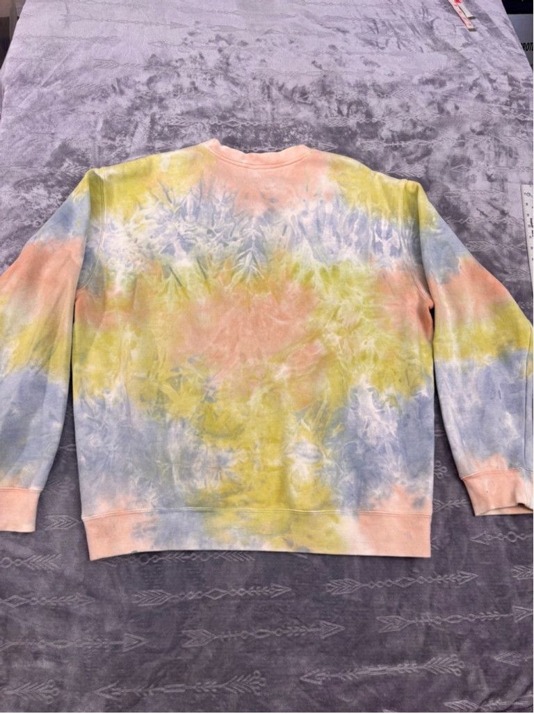 Obey Men's Obey Tie Dye Crewneck Sweatshirt Size L Size US XL / EU 56 / 4 - 13 Thumbnail