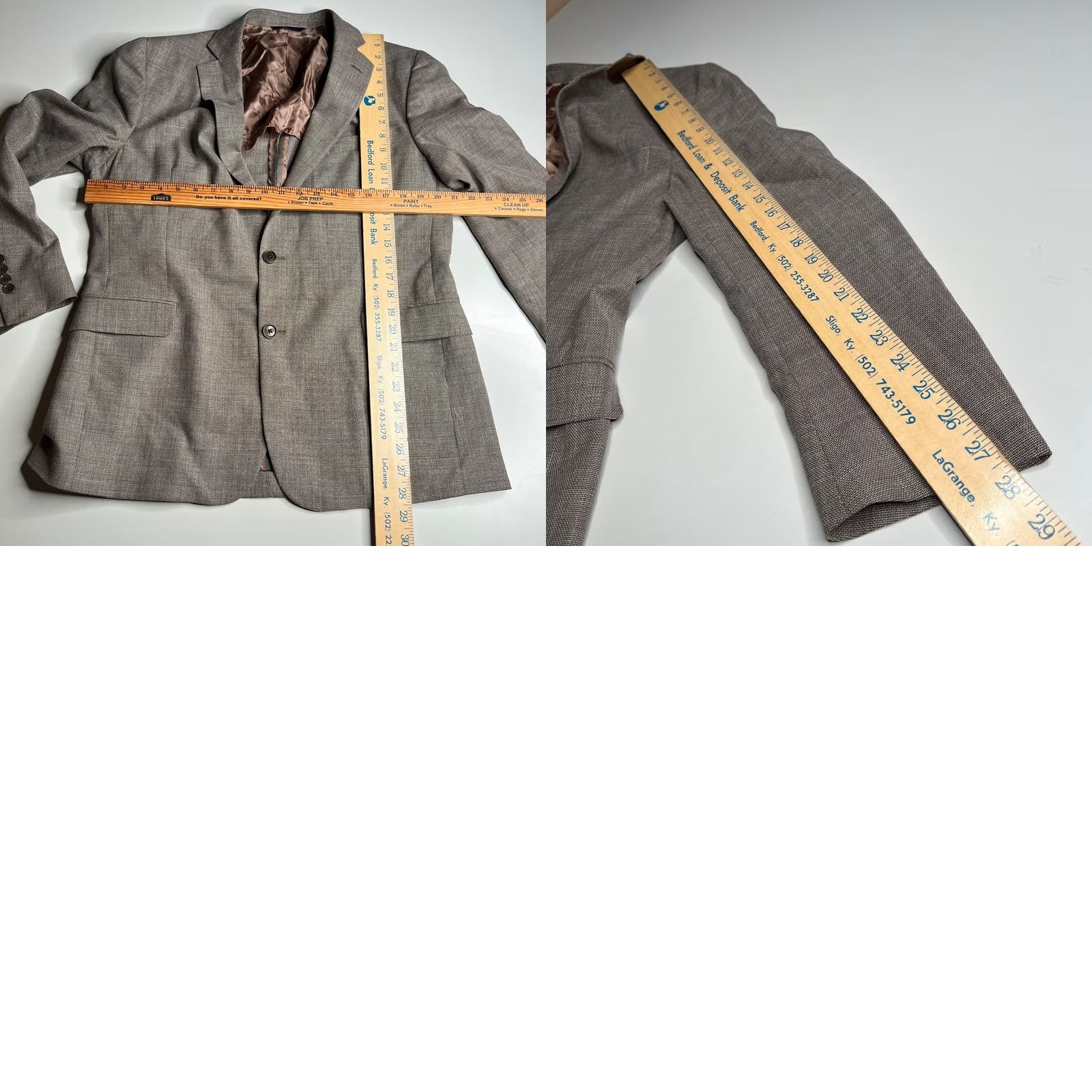 Brooks Brothers Brooks Brothers Regent Fit Blazer Sport Coat 42S Wool Brown Micro-Check Notch Lapel Two-Button Mens Jacket Size 42R - 8 Thumbnail