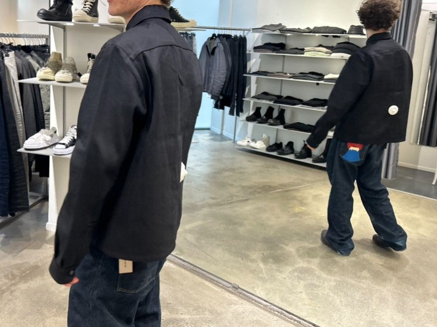 Rick Owens Drkshdw Rick owens made in japan cropped Outershirt selvedge Size US XL / EU 56 / 4 - 10 Thumbnail