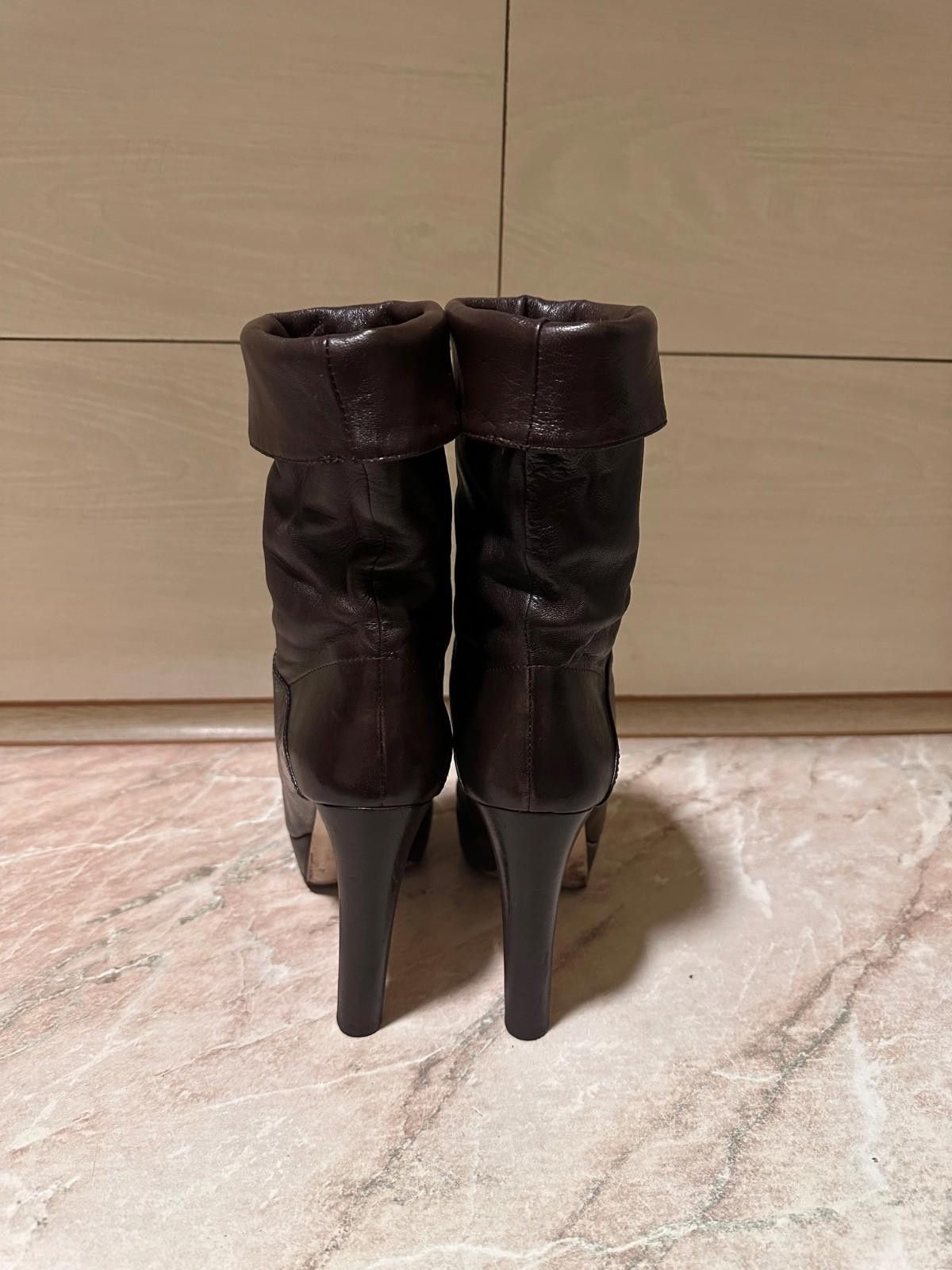 Miu Miu Miu Miu Leather boots Sz 36.5 IT Size US 6.5 / IT 36.5 - 5 Thumbnail