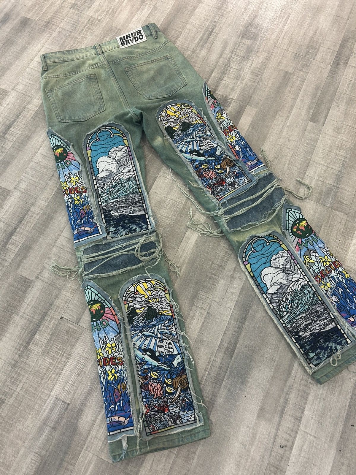 Who Decides War Who Decides War Sandy Lane Fusion Denim Size US 30 / EU 46 - 4 Thumbnail