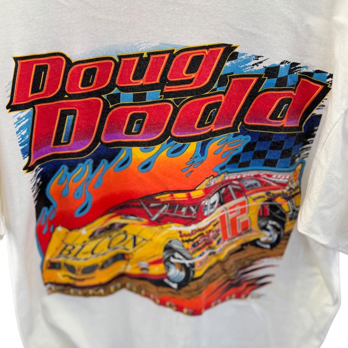Anvil × Vintage vintage Doug Dodd racing double sided graphic shirt Size US XL / EU 56 / 4 - 6 Thumbnail