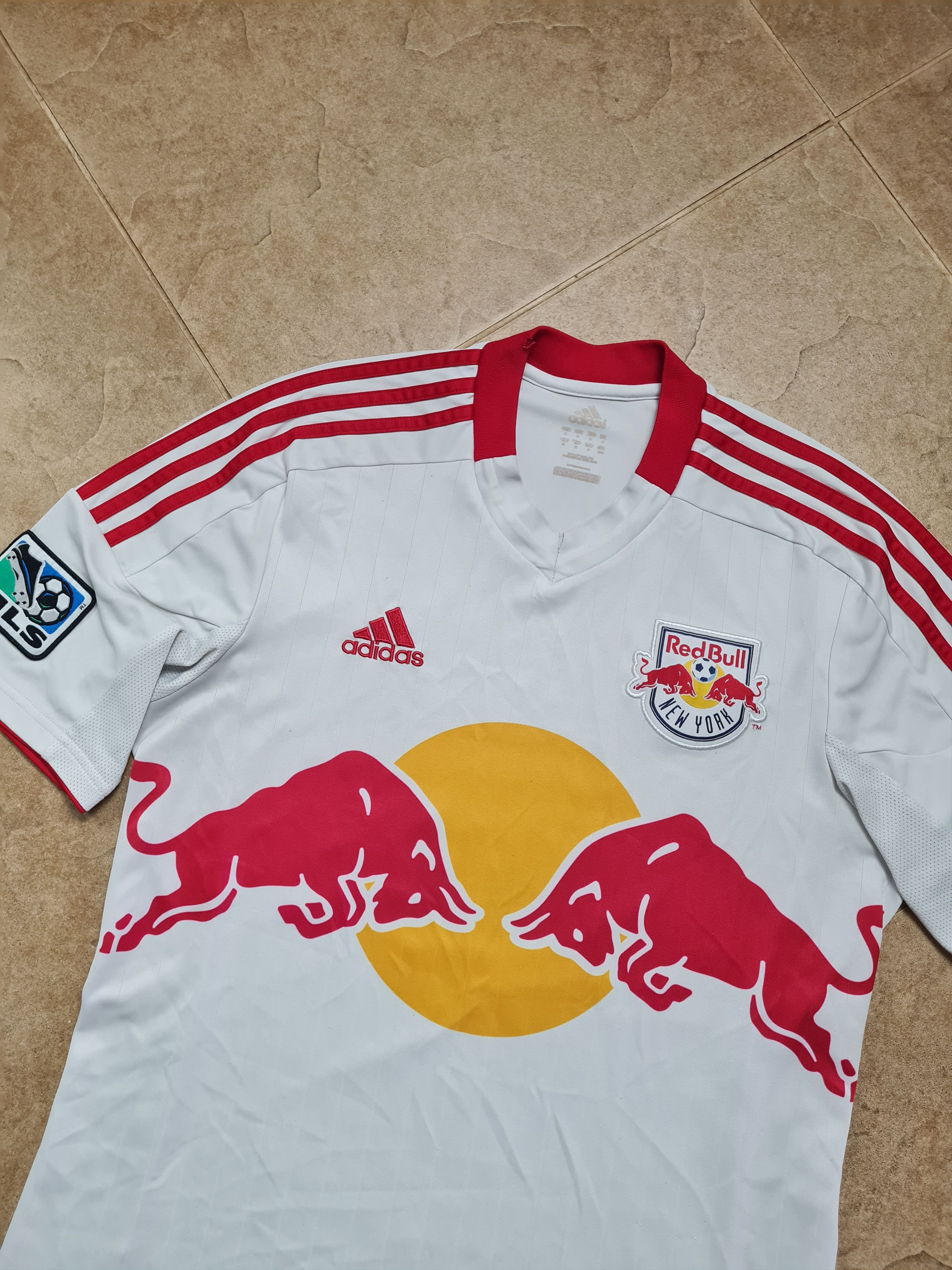Adidas ADIDAS NEW YORK RED BULLS 2012-2013 HOME SOCCER JERSEY MLS Size US M / EU 48-50 / 2 - 2 Thumbnail