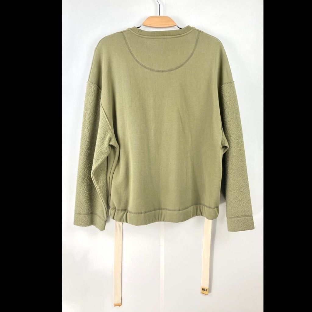 Other Herman Market Olive Sweatshirt (Like Ambush) Size 1 (LGBTQ) Size US L / EU 52-54 / 3 - 3 Thumbnail