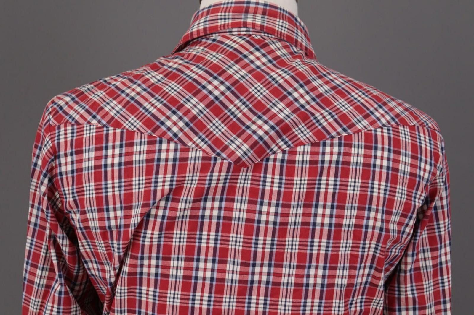 Wrangler Vintage Wrangler Western Red Check Overshirt Shirt Size M Size US M / EU 48-50 / 2 - 12 Thumbnail