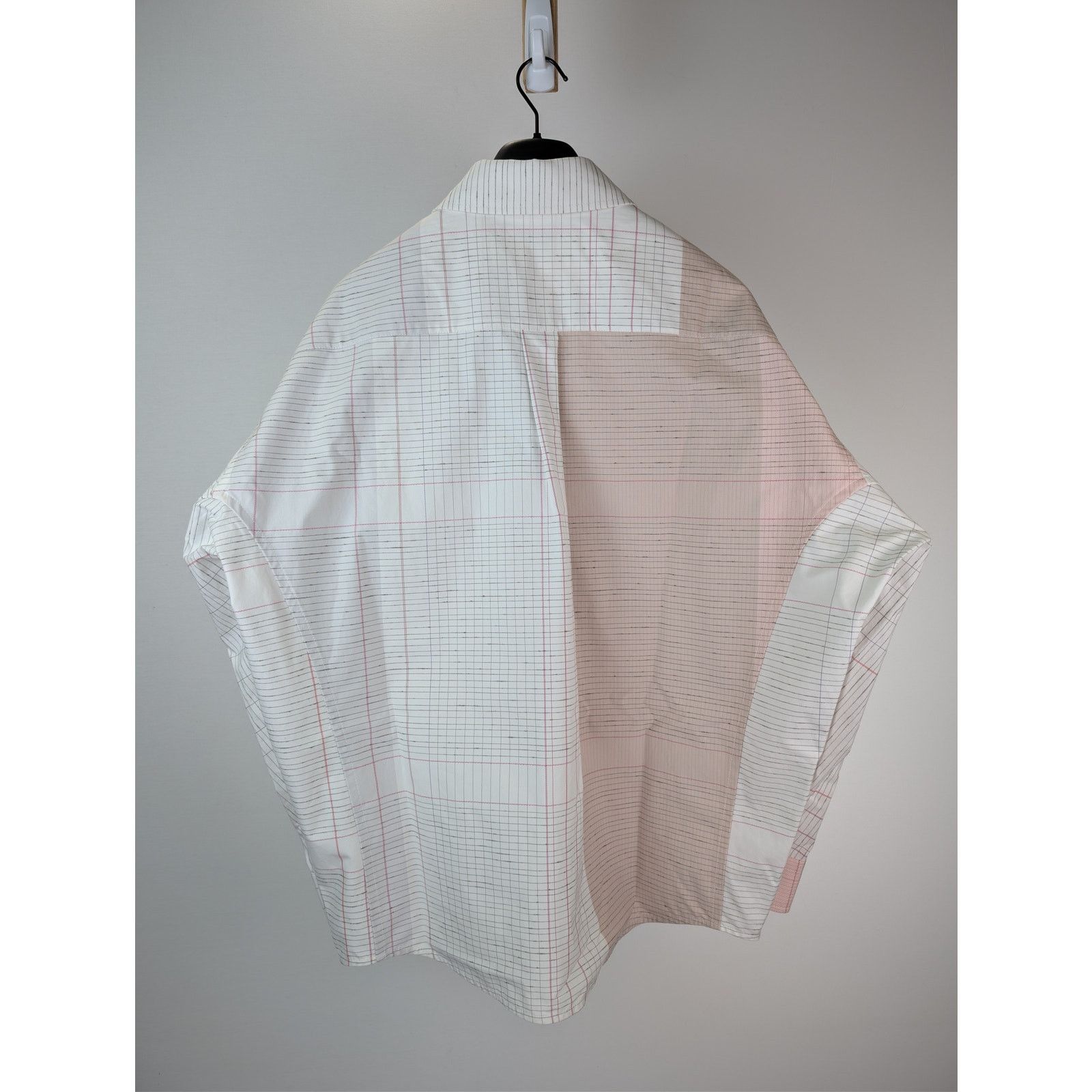Bottega Veneta o1rshd1 Multicolor Notebook Cotton Shirt in Off White / Pink Size US S / EU 44-46 / 1 - 10 Thumbnail