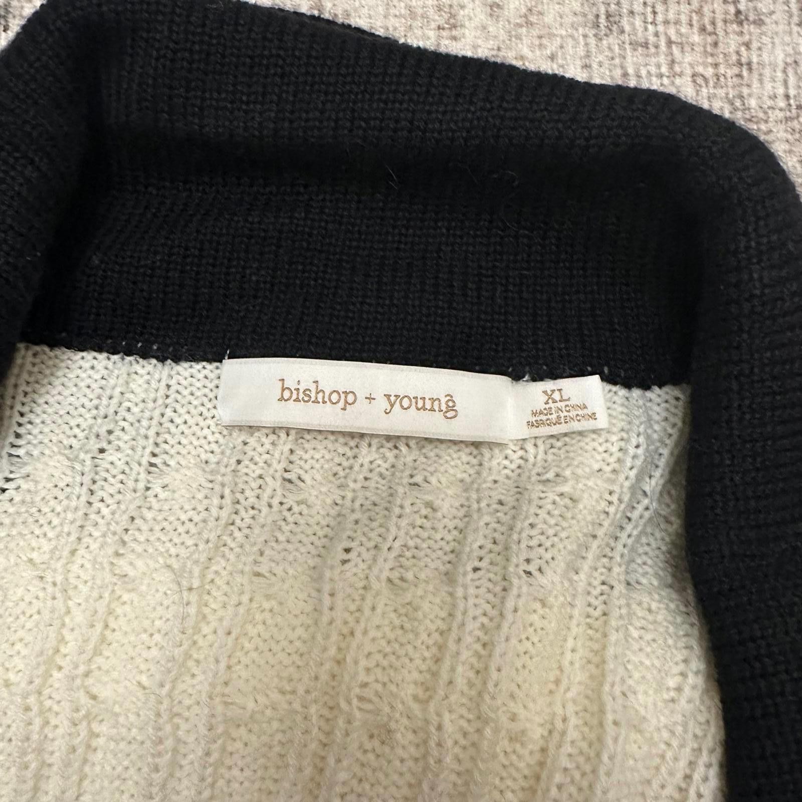 Designer Bishop + Young Cable Knit Sweater Vest - XL Size XL / US 12-14 / IT 48-50 - 4 Thumbnail