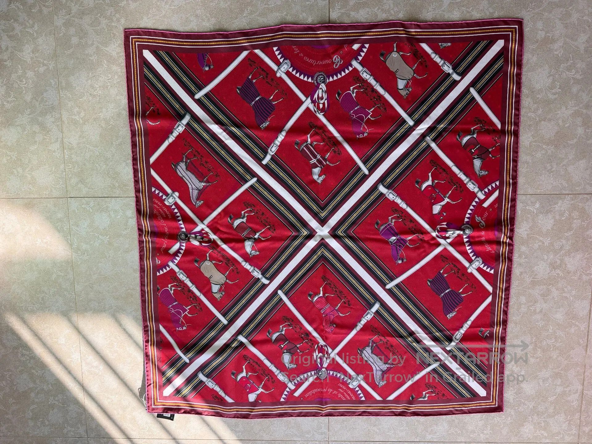 Hermes Hermes 90x90cm Silk Scarf. Size ONE SIZE - 1 Thumbnail