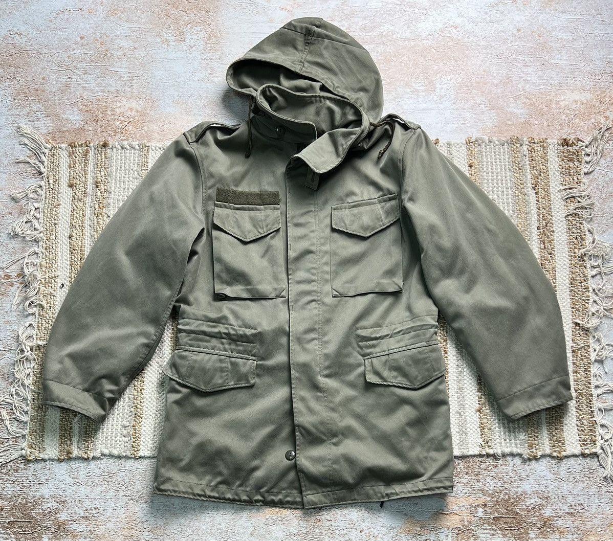 image of Military Army Warm Jacket in Khaki, Men's (Size Medium)