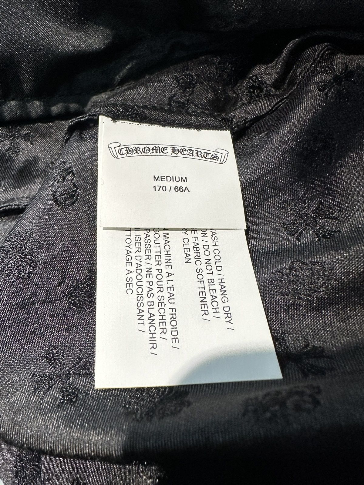 Chrome Hearts Chrome Hearts Black Patterned Jacket Size US M / EU 48-50 / 2 - 11 Thumbnail