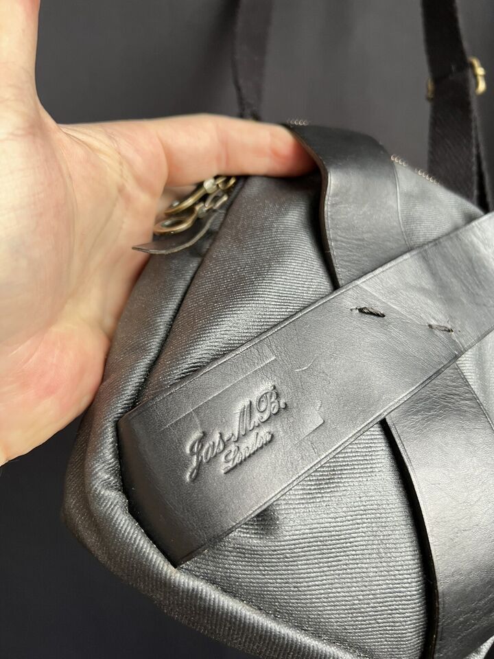 Jas MB Jas-M.B. London Shoulder Bag Cross Body Waxed Zipper Quality Size ONE SIZE - 3 Thumbnail