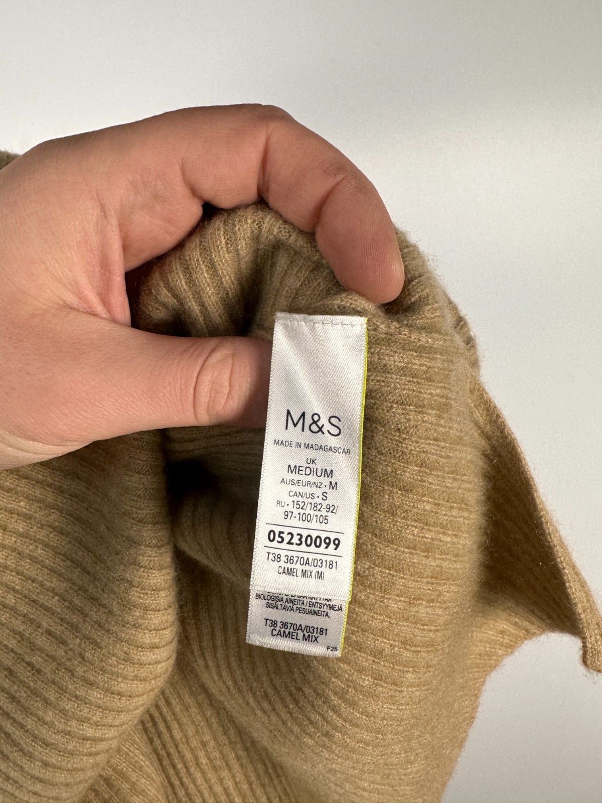 Other M&S Autograph 100% Pure Cashmere Block Jumper Size M Size M / US 6-8 / IT 42-44 - 8 Thumbnail