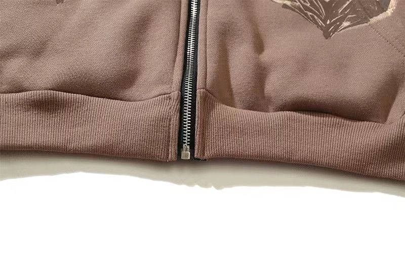 Japanese Brand × Vintage Street Retro Embossed Print Loose Hooded Sweatshirt Size US XL / EU 56 / 4 - 9 Thumbnail