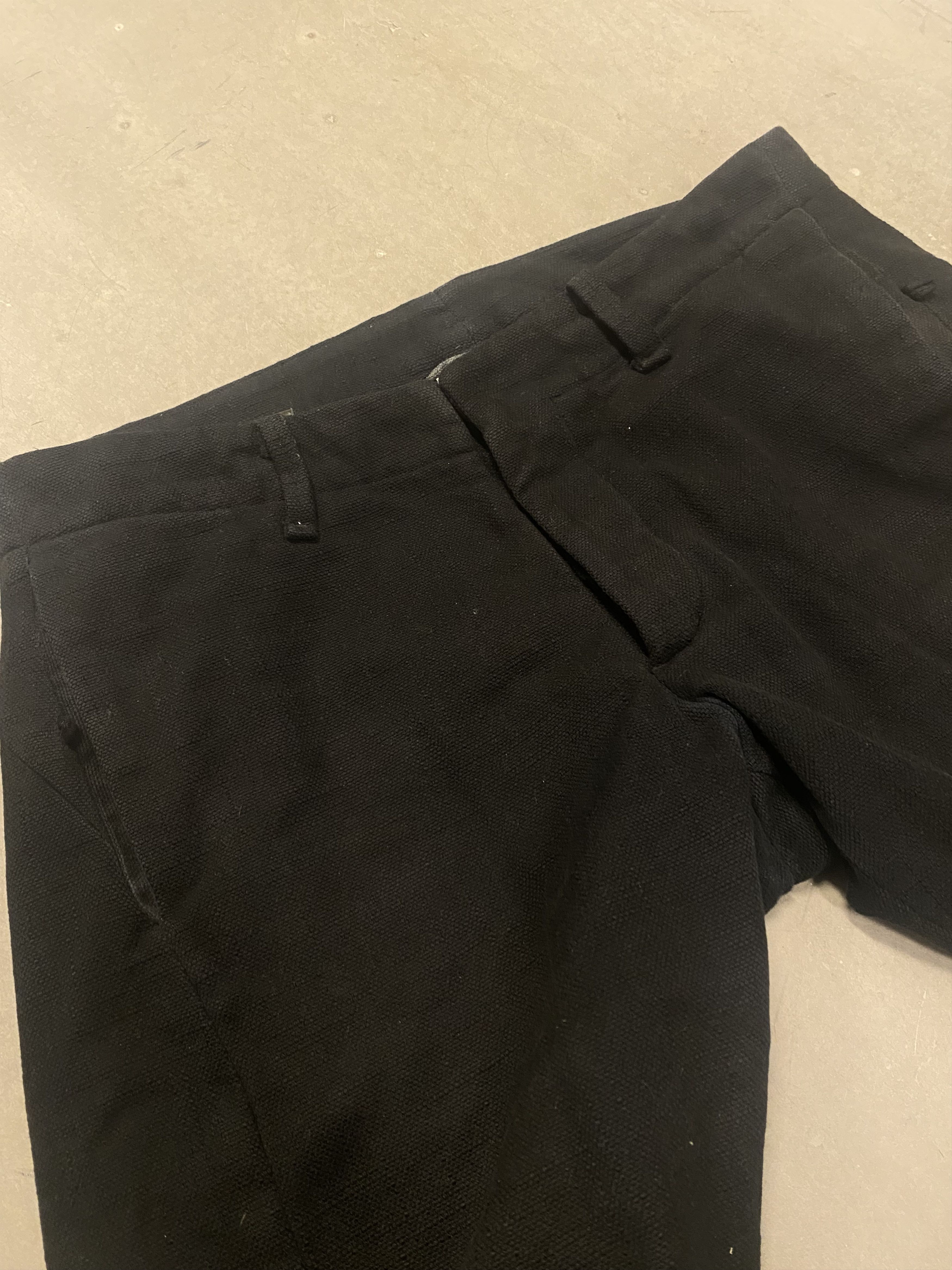Zam Barrett Black Cropped Pants Size US 32 / EU 48 - 4 Thumbnail