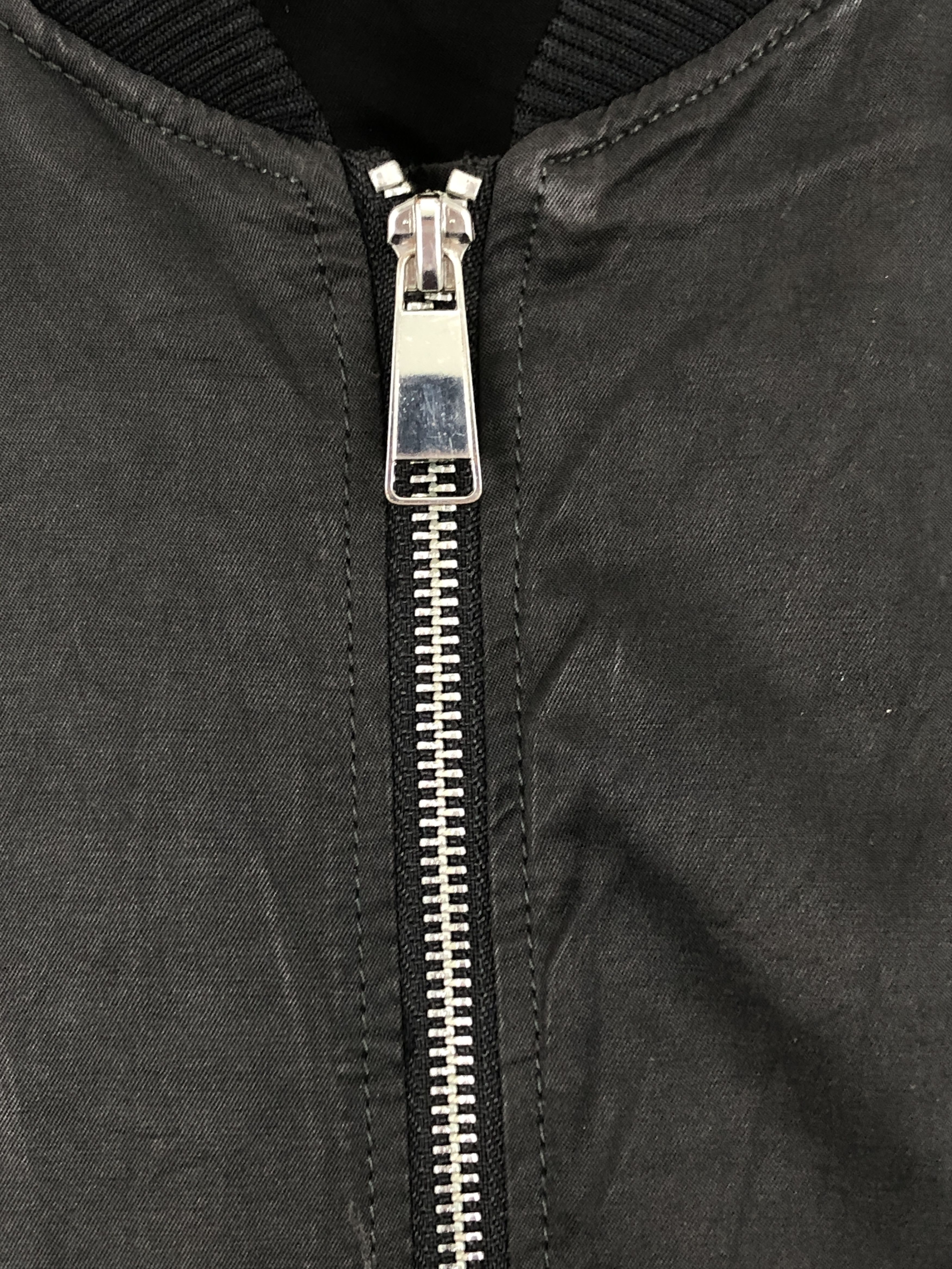 H&M H&M Bomber Zipper Ups Denim Jacket Black Size US M / EU 48-50 / 2 - 11 Thumbnail