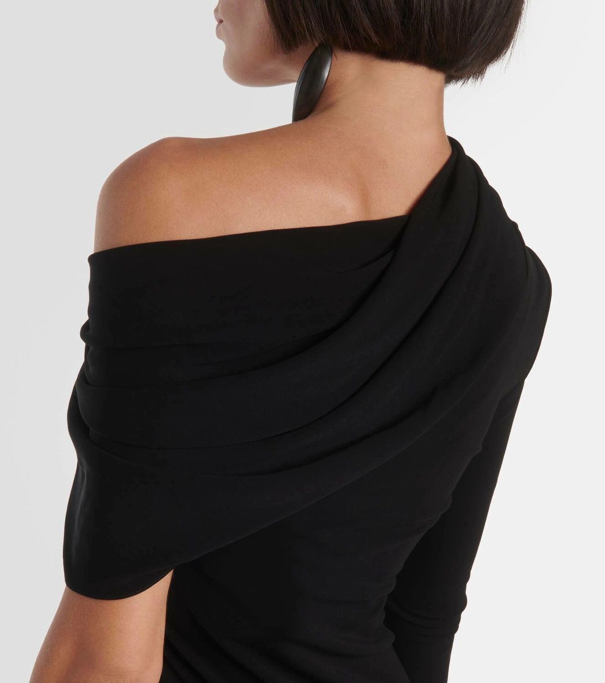 Saint Laurent Paris o1y0126 Mini Dress in Black Size S / US 4 / IT 40 - 3 Thumbnail