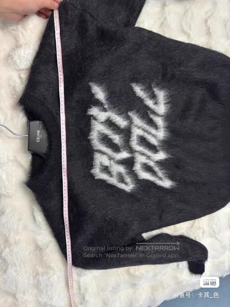 Celine CELINE Mohair Men's Sweater Size US M / EU 48-50 / 2 - 7 Thumbnail
