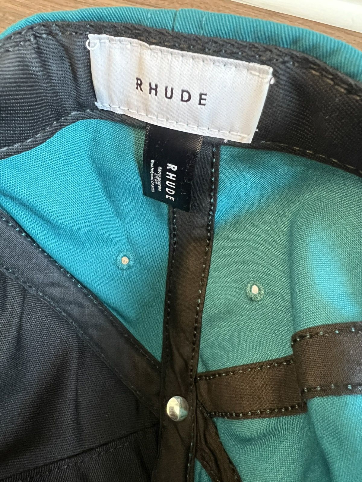 Rhude Rhude Menthol Crest Trucker Hat Size ONE SIZE - 6 Thumbnail