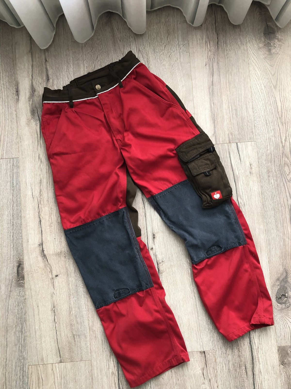 image of 1620 Workwear x Workers Engelbert Strauss Cordura Cargo Pants Vintage in Red, Men's (Size 30)