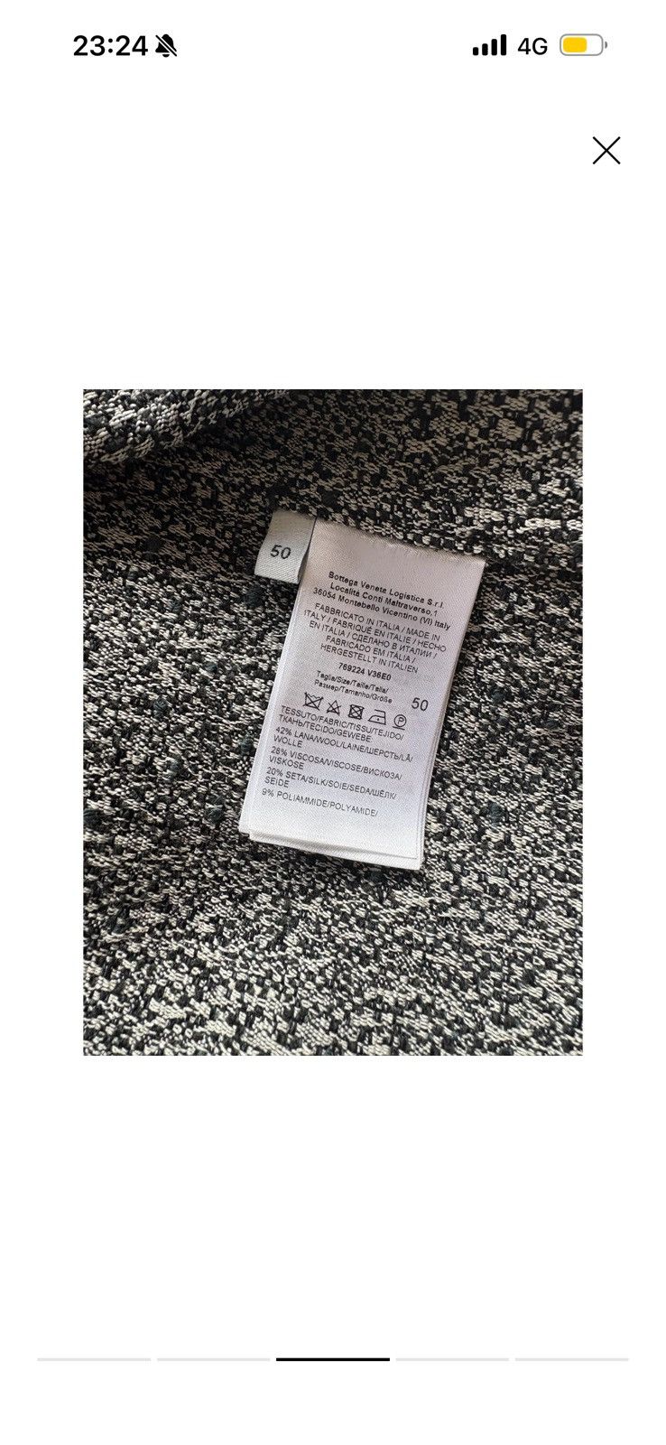 Bottega Veneta Wool overshirt Size US M / EU 48-50 / 2 - 4 Thumbnail