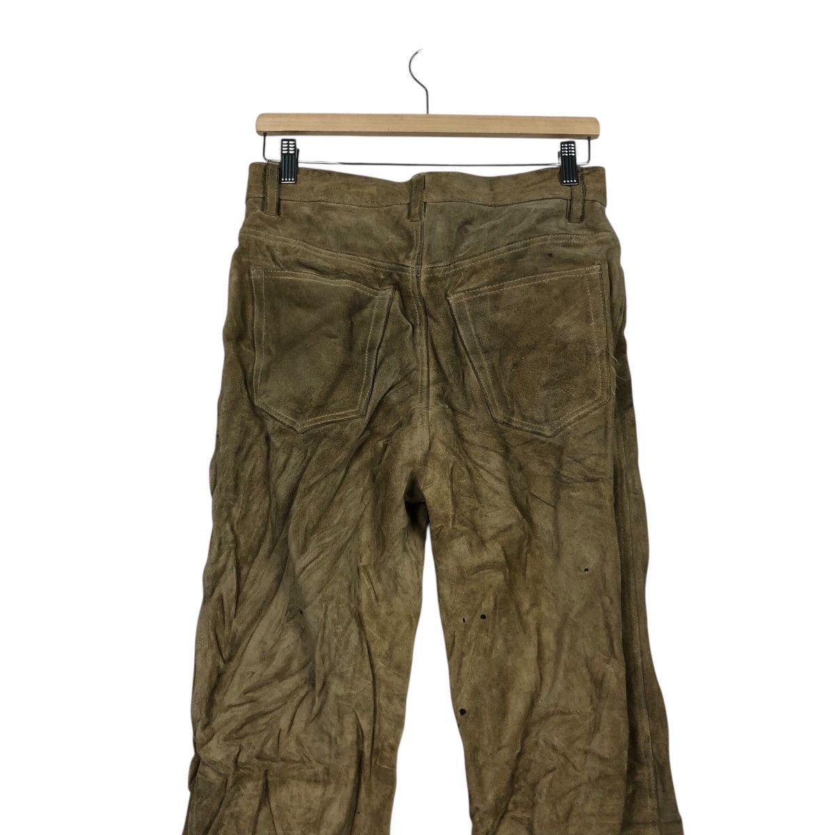 Japanese Brand 📌Vintage Biker Genuine Leather Pants Portugal Issey Miyake Size US 30 / EU 46 - 11 Thumbnail