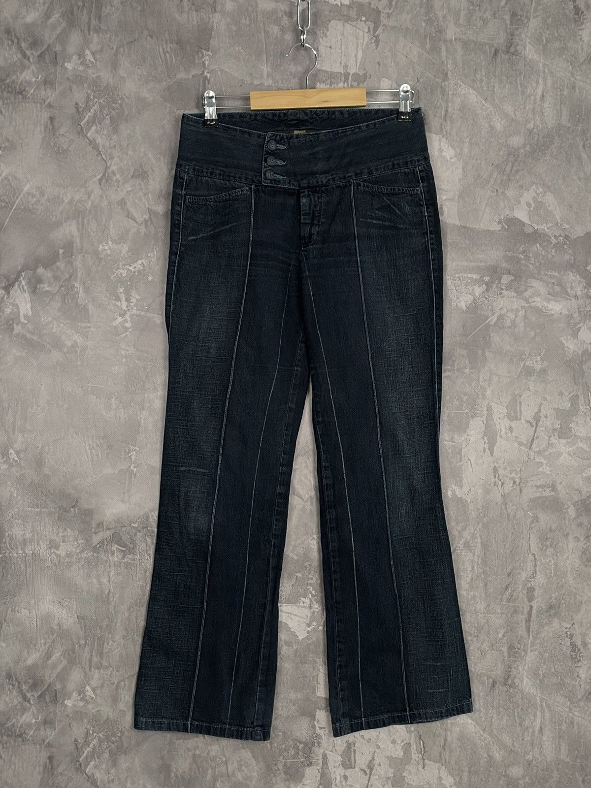 Marithe + Francois Girbaud Vintage Marithe Francois Girbaud Flared Pants Size 30" / US 8 / IT 44 - 1 Thumbnail