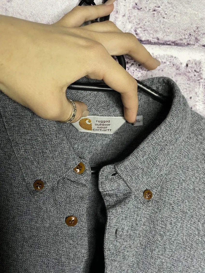 Carhartt 👻MENS vintage Carhartt shirt grey size M work in progress 👻 Size US XL / EU 56 / 4 - 3 Thumbnail