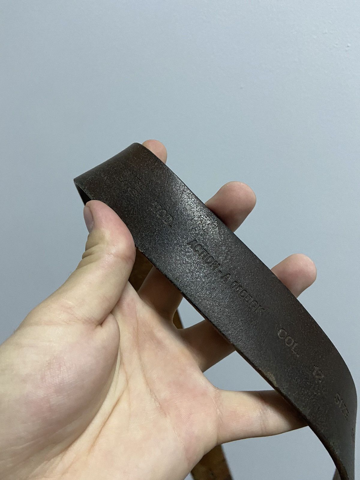 Diesel × Vintage Diesel belt leather vintage made in Italy avant Garde Size ONE SIZE - 11 Thumbnail