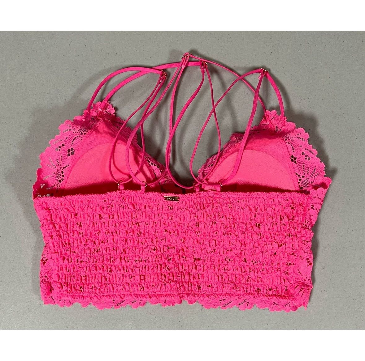 Victoria's Secret Victoria’s Secret Pink Floral Lace Bra Bralette Size S 🩷✨ Size S / US 4 / IT 40 - 4 Thumbnail