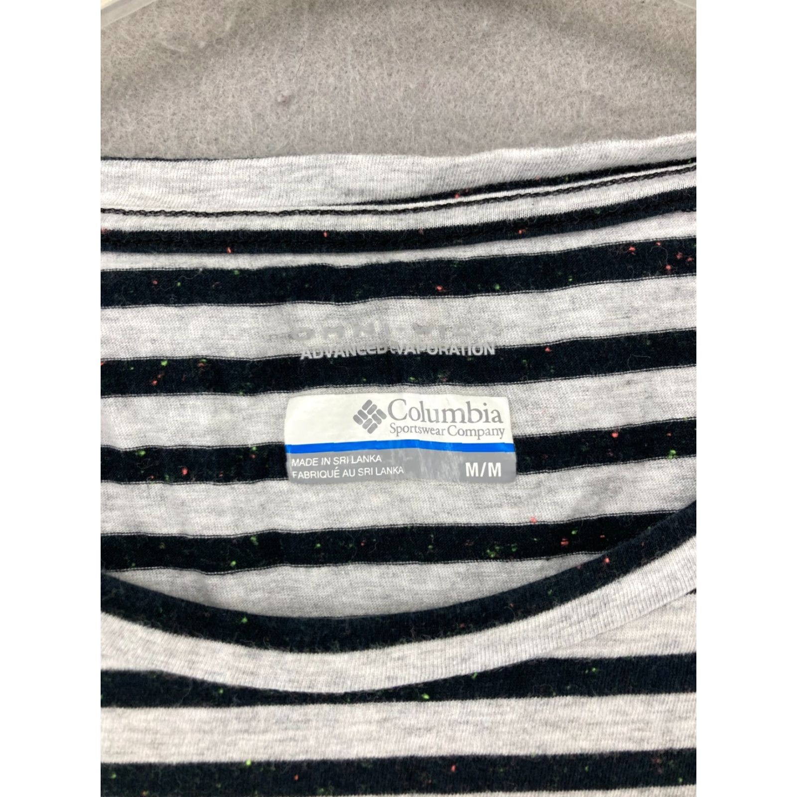 Vintage Columbia Shirt Womens M Striped Gray Outdoor Blouse Size M / US 6-8 / IT 42-44 - 4 Thumbnail