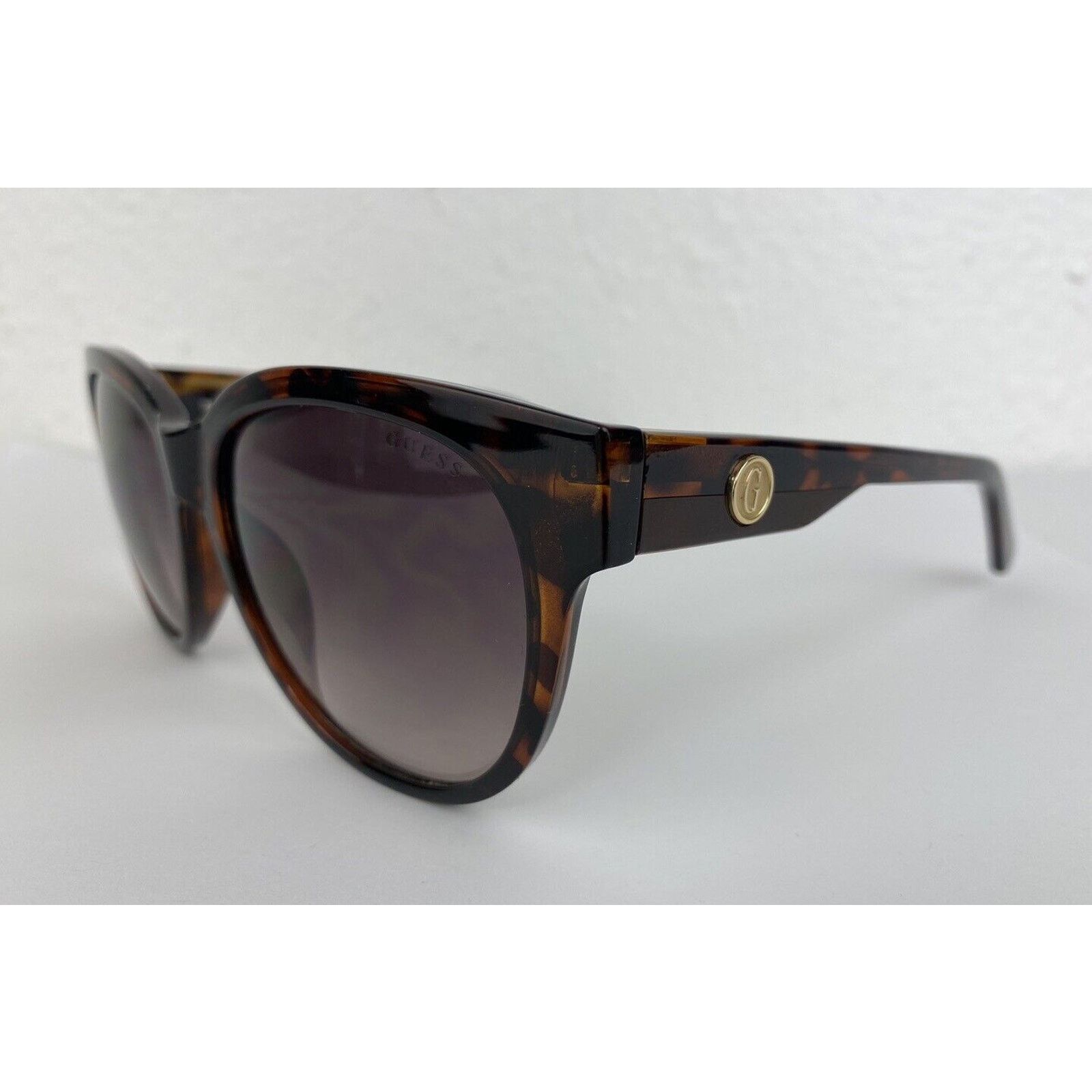 Guess Guess Tortoise Shell Sunglasses Gold Logo Gradient Lenses Size ONE SIZE - 1 Thumbnail