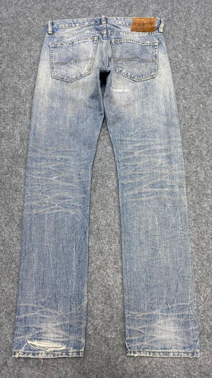 Polo Ralph Lauren Vintage 90s Ralph Lauren Slim Skinny Distressed Denim Size US 31 - 3 Thumbnail