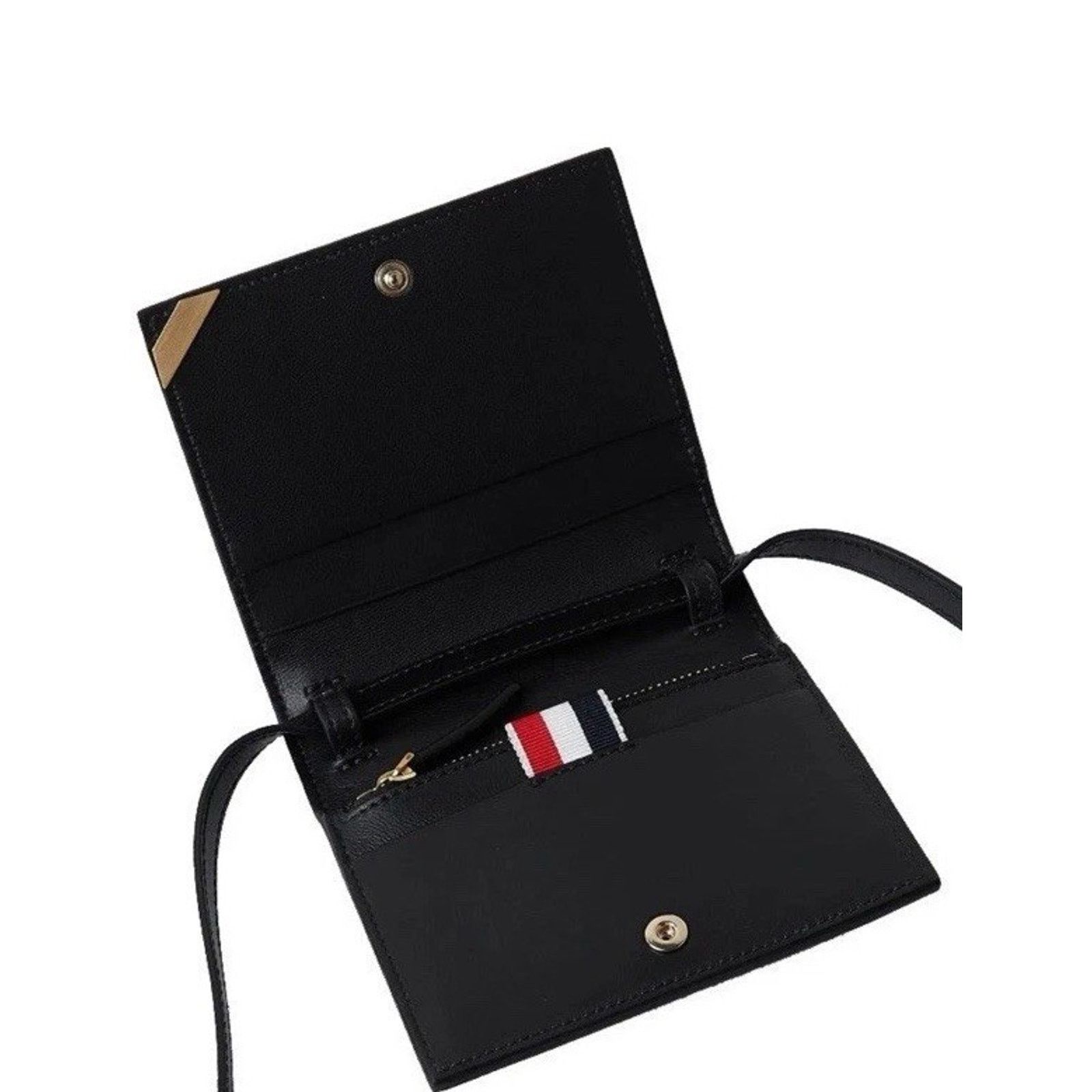 Thom Browne NWT Thom Browne Leather Strap Wallet Crossbody Mini Bag Size ONE SIZE - 9 Thumbnail