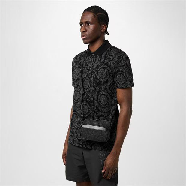 Versace o1g2r1mq0824 Size: OS / Embroidery Bag in Black Size ONE SIZE - 4 Thumbnail