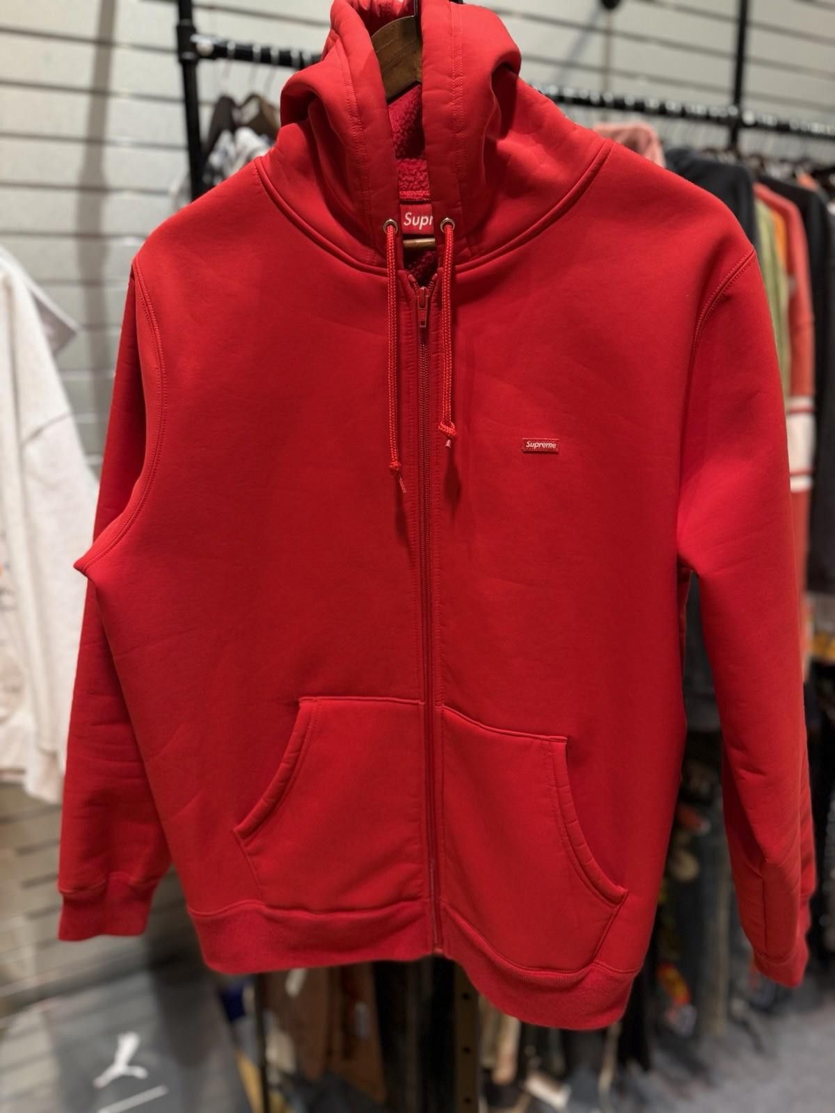 Supreme SUPREME Gore Windstopper Zip Up Sweatshirt RED Medium 2019 Size US M / EU 48-50 / 2 - 5 Thumbnail