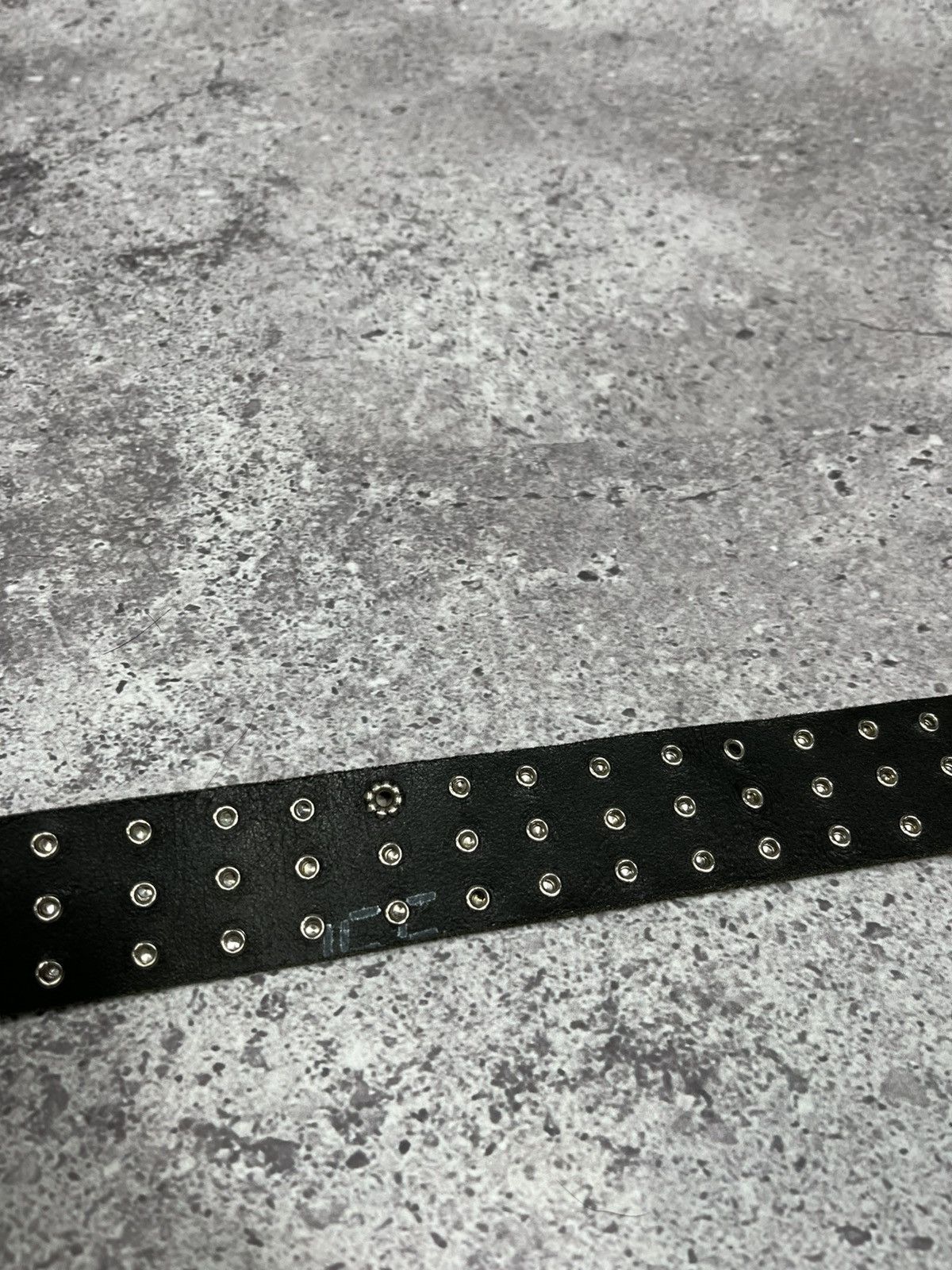 Japanese Brand Vintage Y2k Leather Punk metallic rock belt Size ONE SIZE - 9 Thumbnail