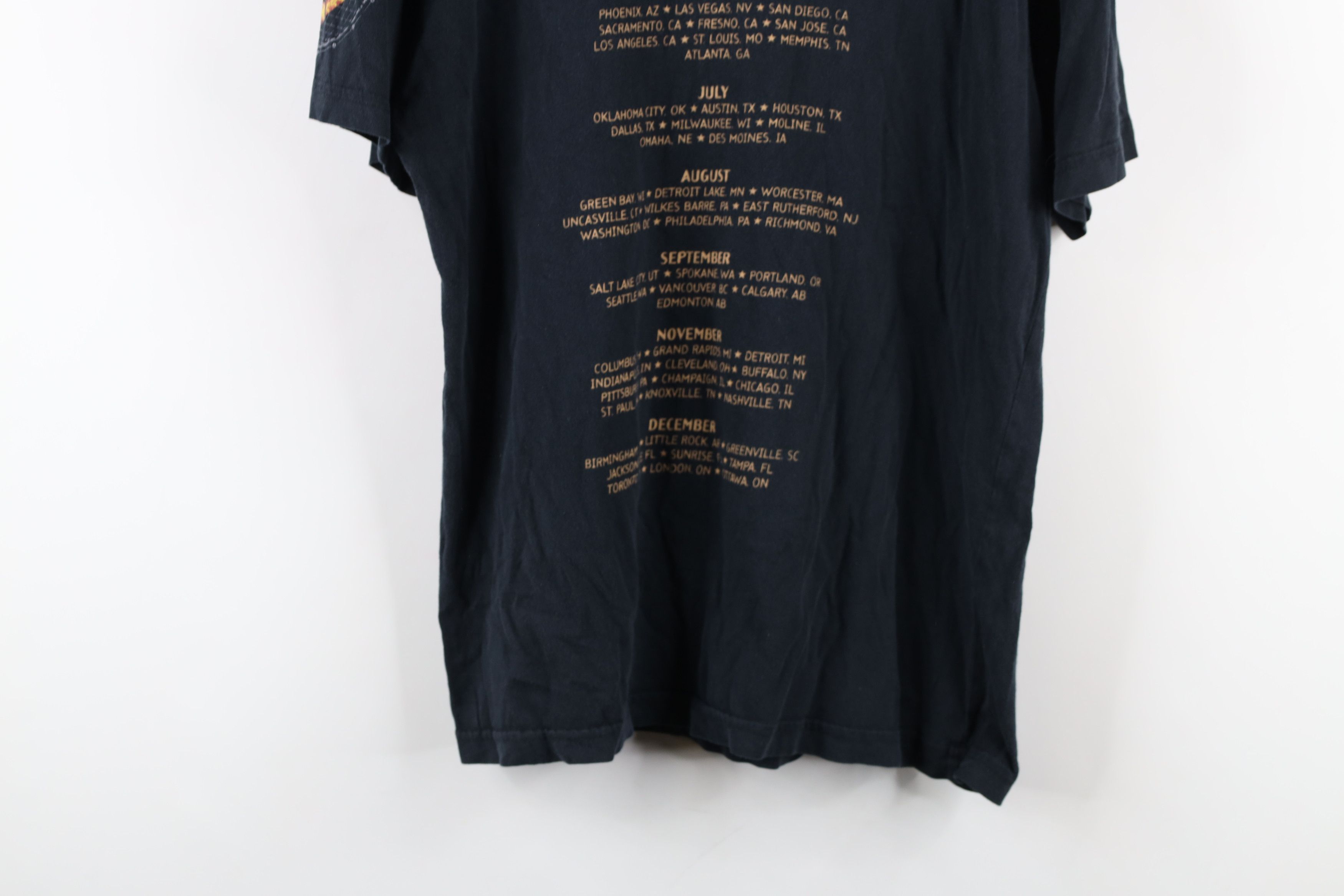 Vintage Vintage World Tour Keith Urban Band T-Shirt Black Cotton Size M / US 6-8 / IT 42-44 - 14 Thumbnail