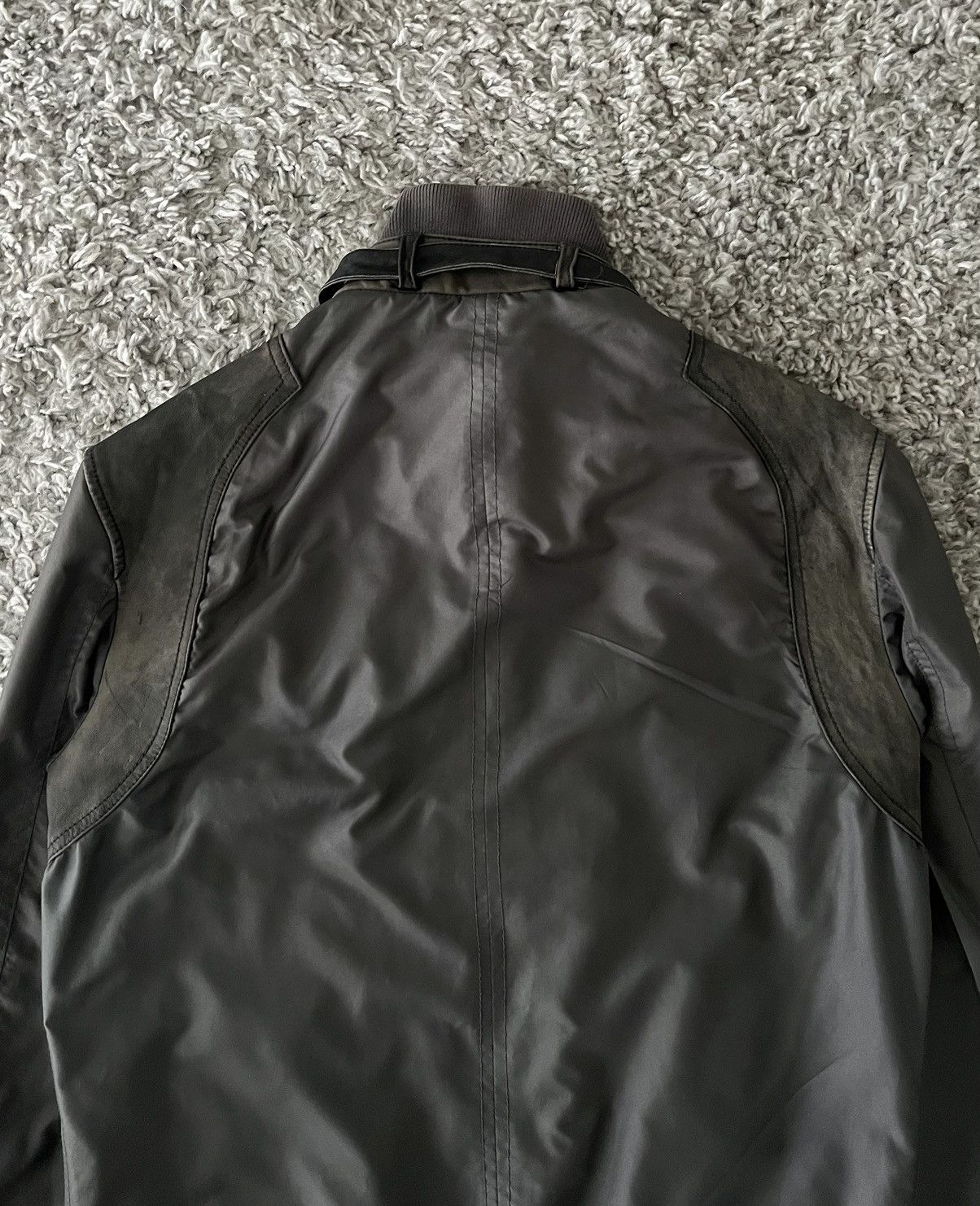 Dolce & Gabbana Dolce & Gabbana 2000's Leather Panelled Nylon Jacket Size US M / EU 48-50 / 2 - 4 Thumbnail
