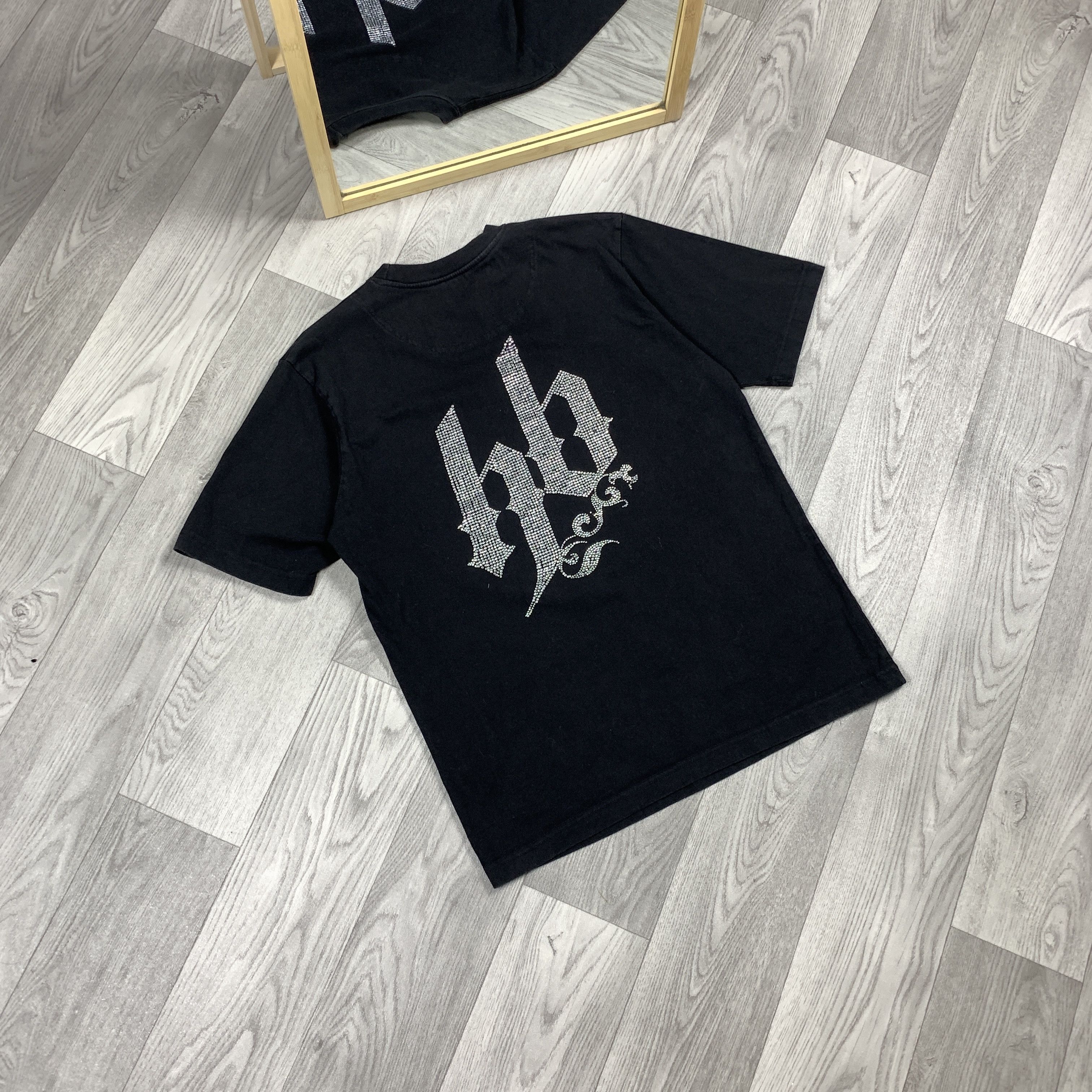 Other Hoodboyz Streetwear Black Rhinestones Tee Shirt M Size US M / EU 48-50 / 2 - 3 Thumbnail