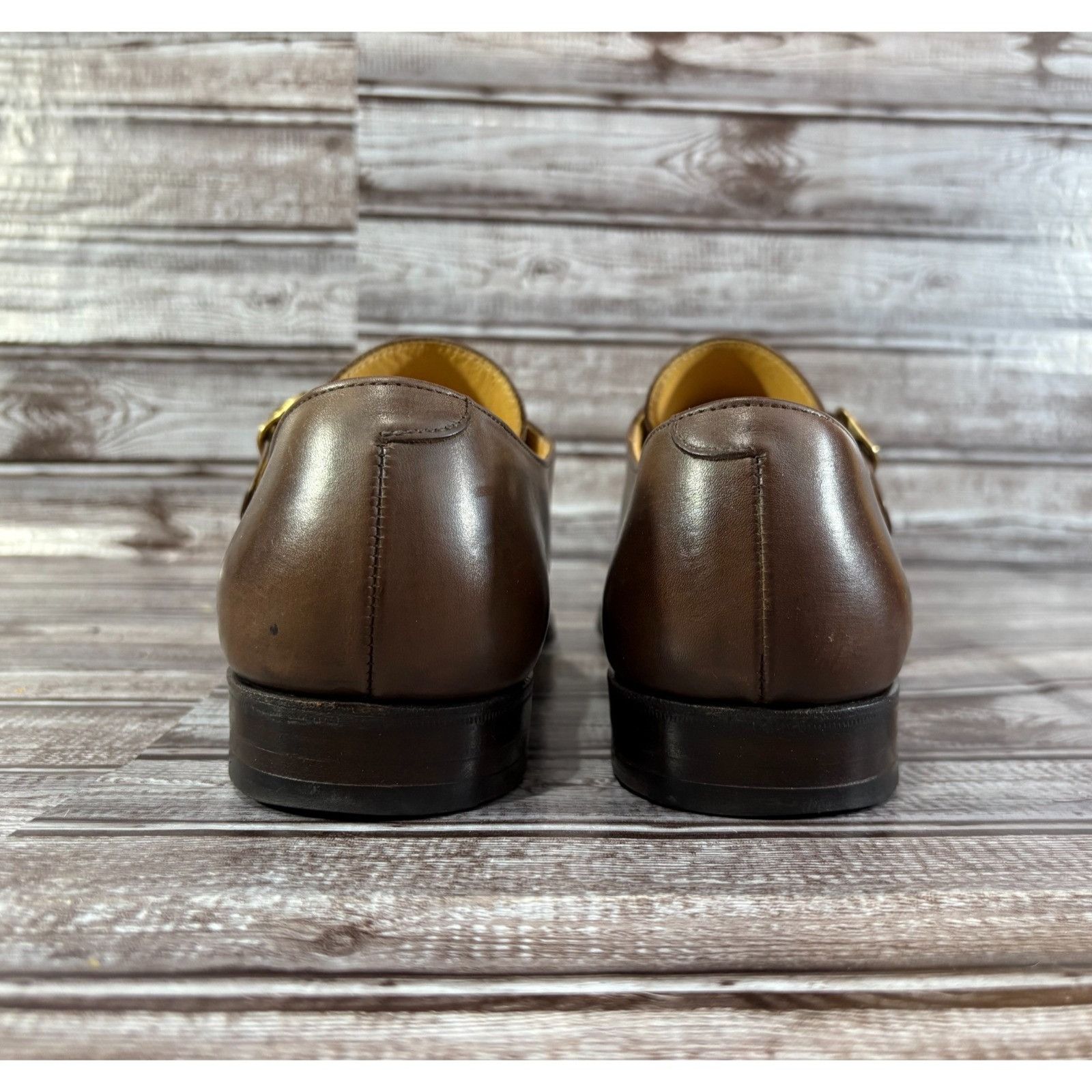 Brooks Brothers Brooks Brothers Peal & Co CROCKETT JONES Monk Dress Shoes co Size US 8.5 / EU 41-42 - 3 Thumbnail