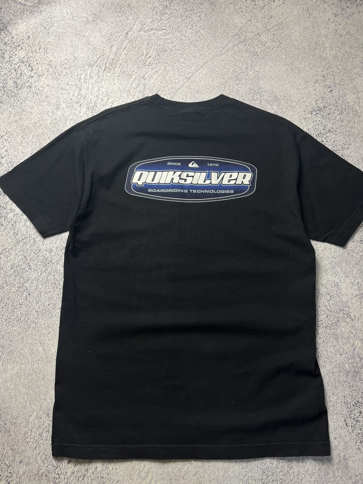 Quiksilver Vintage Quiksilver Big Logo Black T Shirt Y2K Rare Size US L / EU 52-54 / 3 - 19 Thumbnail