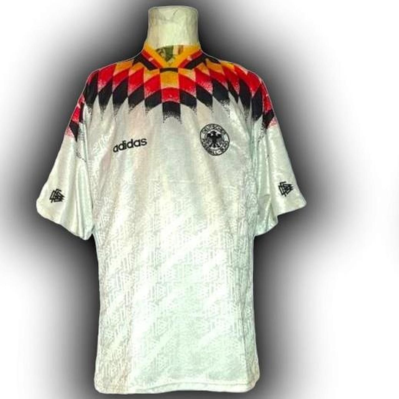Adidas Germany 1994 1995 Home Shirt Jersey Size US XL / EU 56 / 4 - 3 Thumbnail