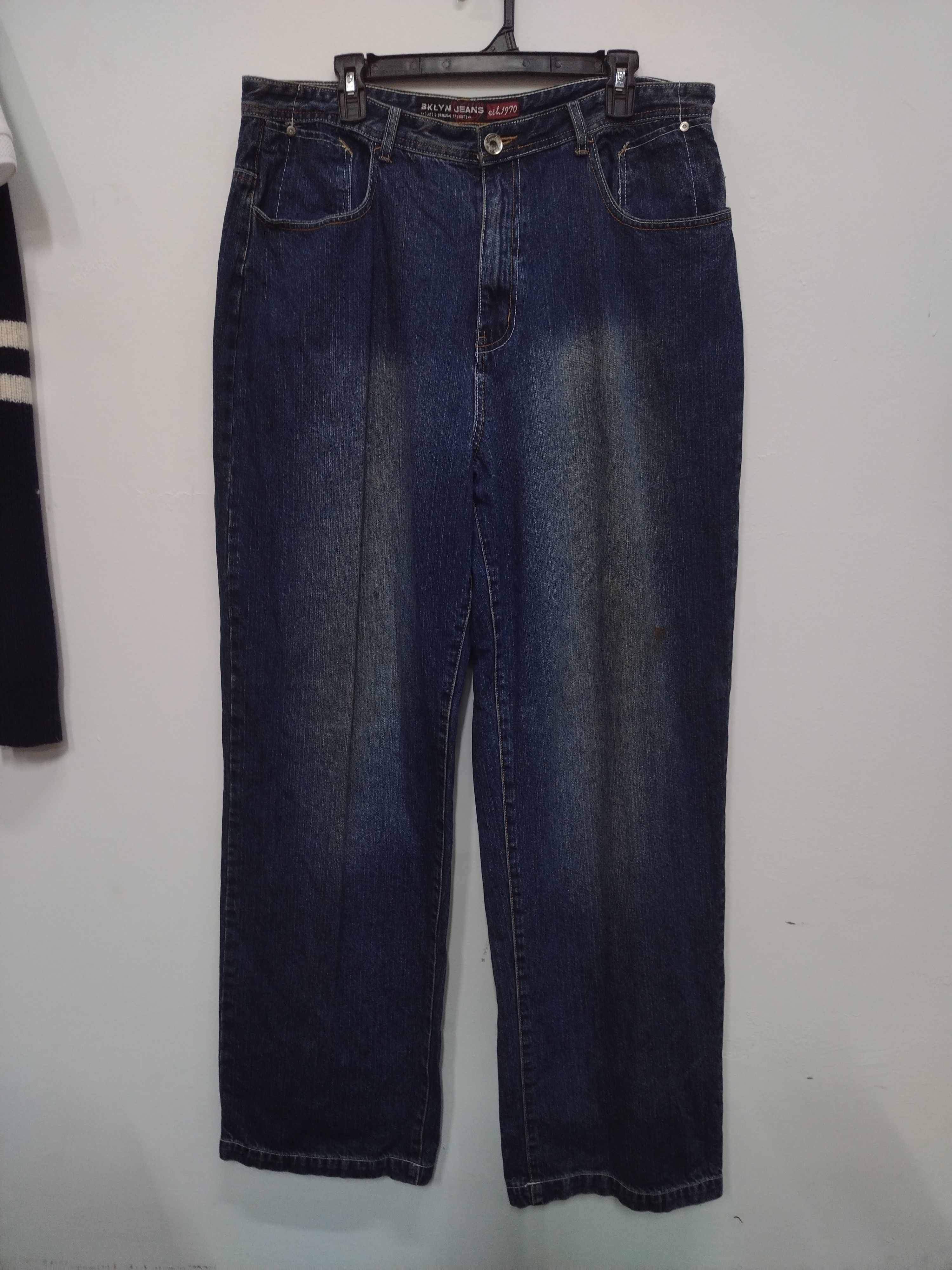 Brooklyn Clothing Bklyn jeans Baggy nice design straight cut loose Size US 38 / EU 54 - 1 Thumbnail