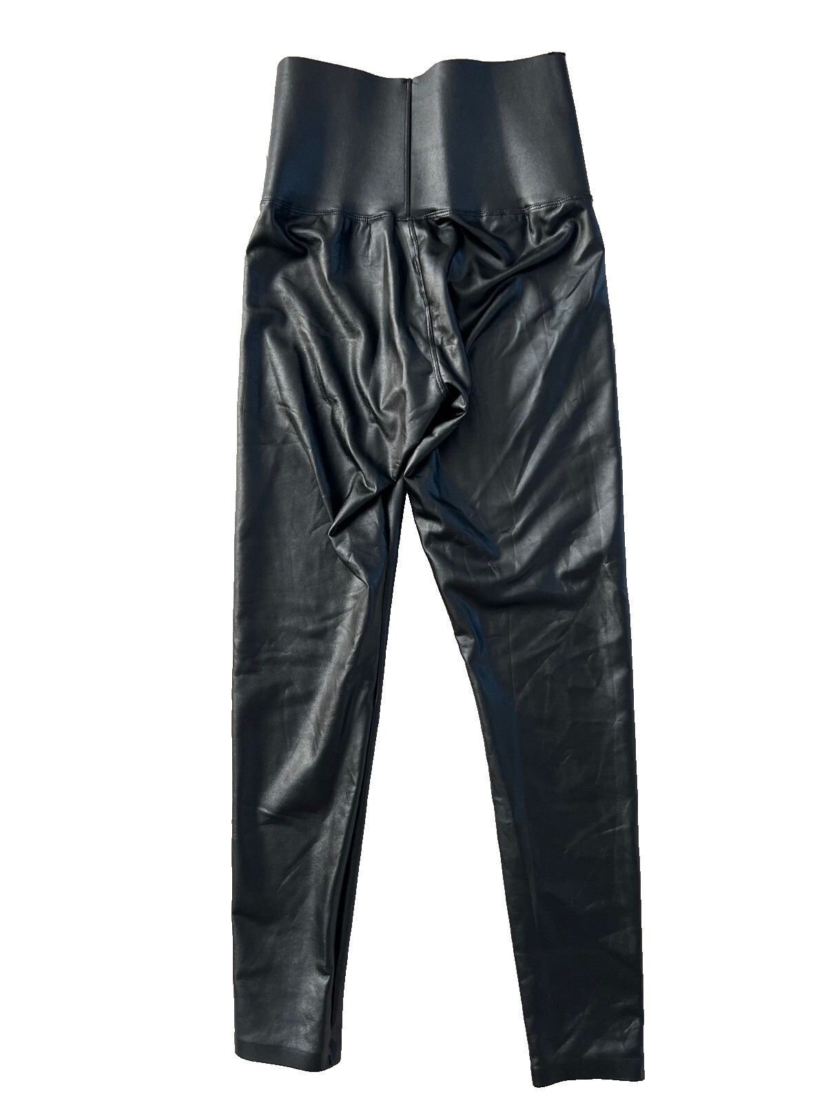 Other HUE U23621 Tummy Control Faux Leather Leggings Black ( S ) Size 24" / US 00 / IT 34 - 3 Thumbnail