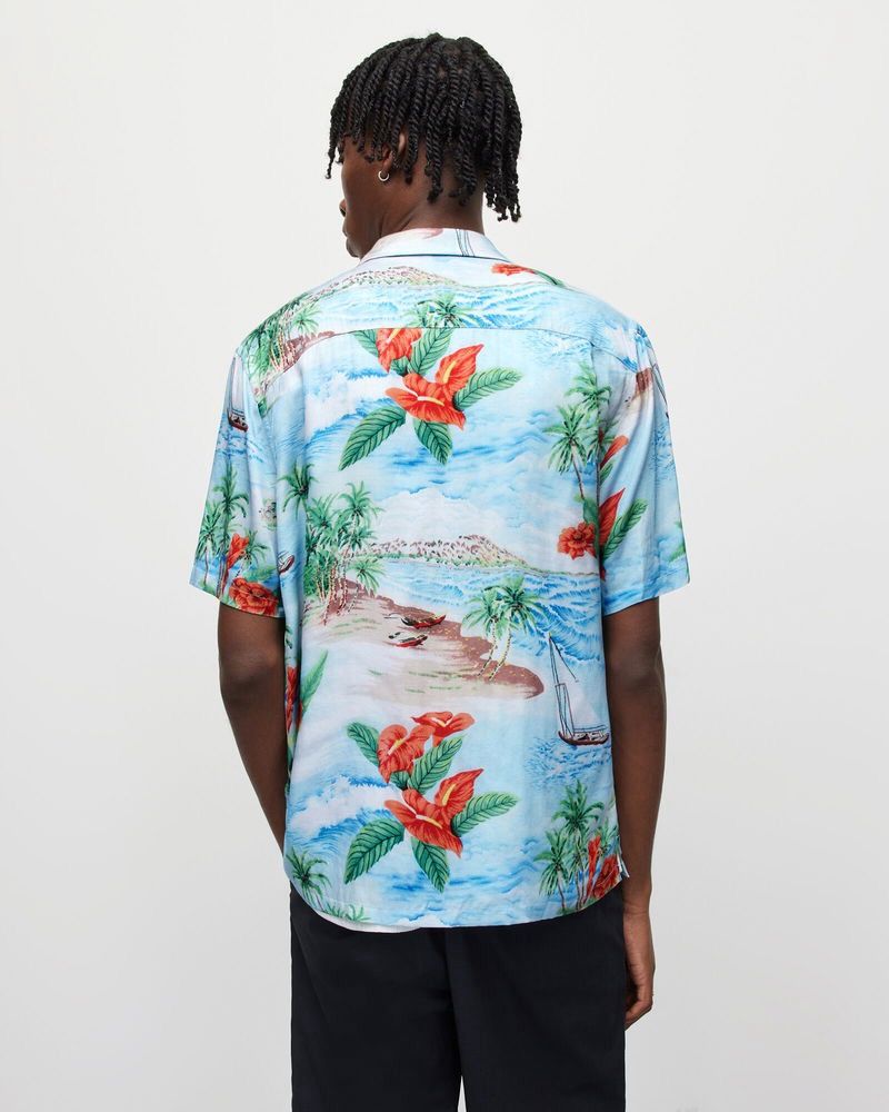 Allsaints Allsaints Catalina Hawaiian Shirt Size US XL / EU 56 / 4 - 2 Thumbnail