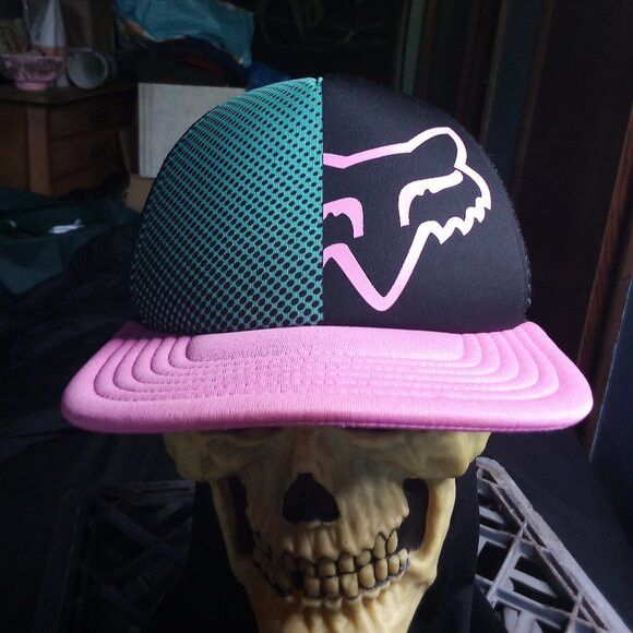 Fox Racing Deadstock Fox Racing Mesh Snap Trucker Hat Cap Size ONE SIZE - 1 Thumbnail