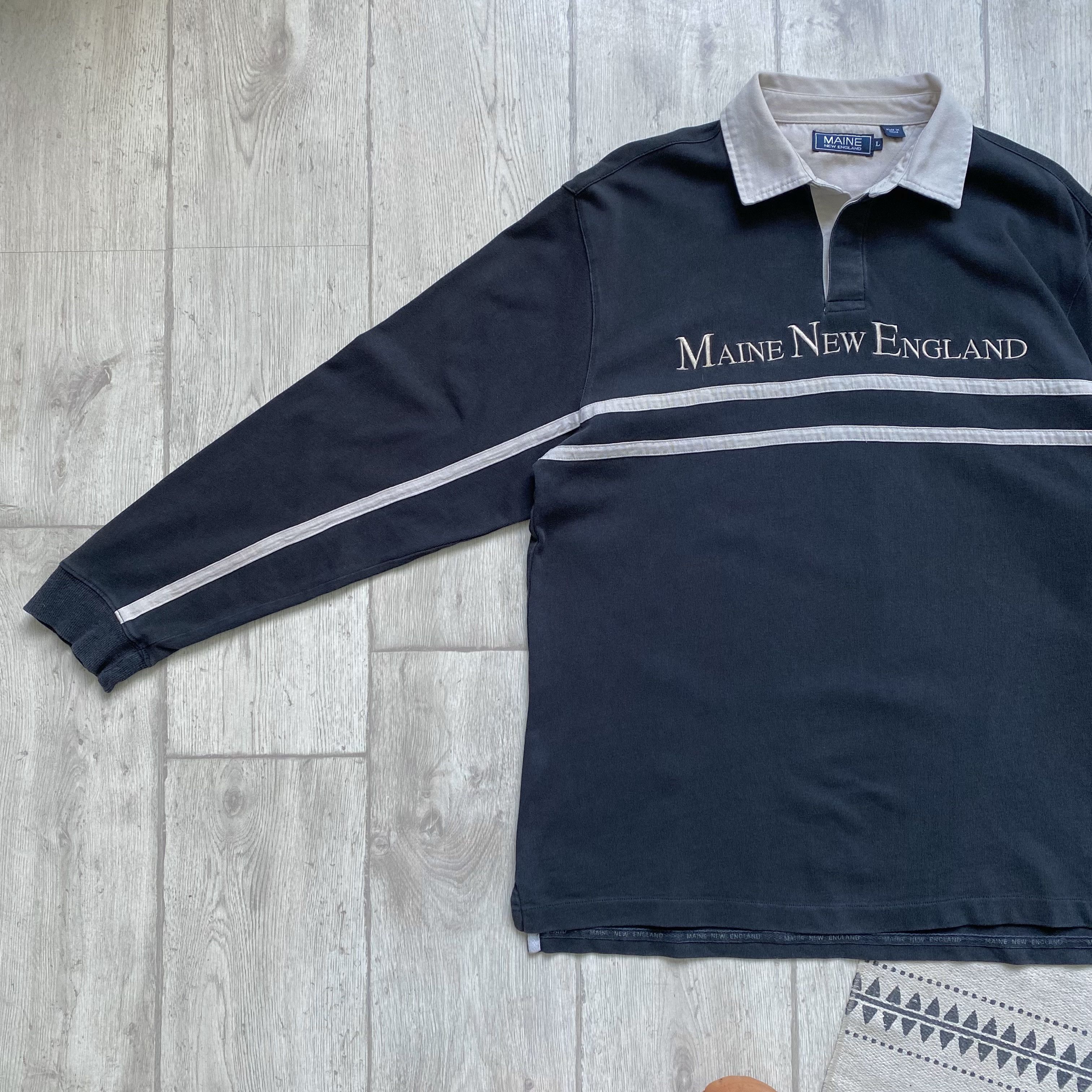 Polo Ralph Lauren Vintage 90s England Rugby shirt longsleeve Ralph Lauren vibe Size US L / EU 52-54 / 3 - 5 Thumbnail