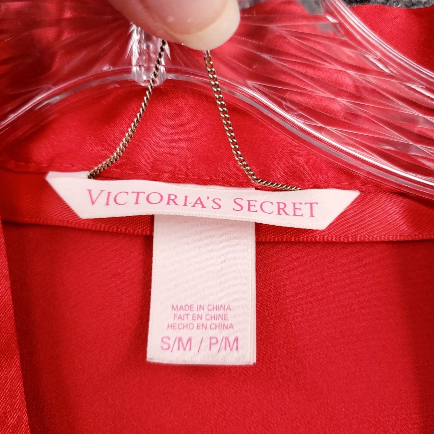 Victoria's Secret Victoria's Secret Robe Kimono Womens S Red Satin 3/4 Sleeve Tie Lingerie 90s Theme Vintage not Vintage Size ONE SIZE - 6 Thumbnail