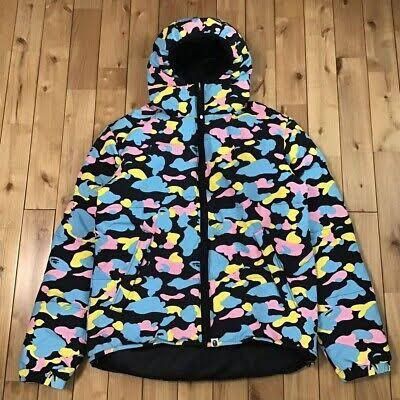 Bape Bape 2006 candy camo reversible puffer jacket Size US L / EU 52-54 / 3 - 1 Thumbnail